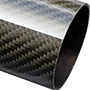 60mm(57mm) Woven Finish Carbon Fibre Tube CFT-WF-60-57-1